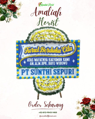 Papan Bunga Duka di Maba Selatan