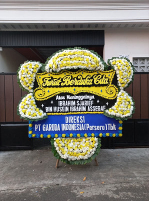 Papan Bunga Duka di Maba Selatan