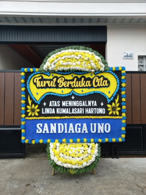 Papan Bunga Duka di Maba Selatan